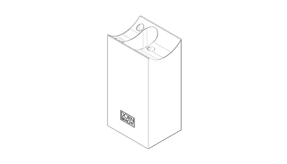 DORNBRACHT Körper ERSATZTEILE 091967001 35,5 x 29 x 57 mm chr gebürstet, 091967001-93 Galeriebild 1
